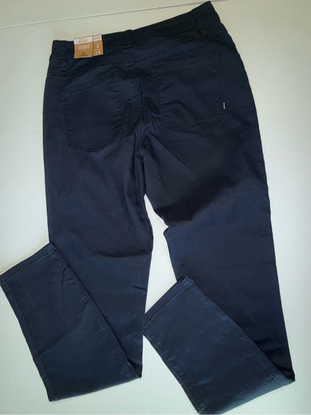 Prana Kayla High Rise Skinny Jeans Women’s Size 0 Short 25 Navy Blue NWT - Picture 5 of 16